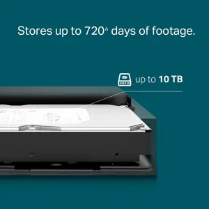TP-Link VIGI NVR1016H VIGI 16 Channel Network Video Recorder | H.265+ | 24/7 Continuous Recording | Real-Time Live View | Remote Monitoring | ONVIF | Two-Way Audio CCTV