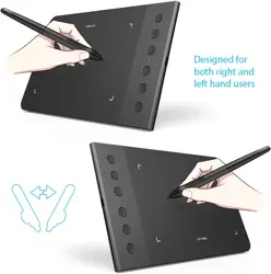  XP-PEN G640S Graphics Pen Tablet with Battery-Free Stylus 8192 Pressure 6x4 Inch Digital Tablet with 6 Customized Hot Keys for Chrome, Mac, Windows PC and Android