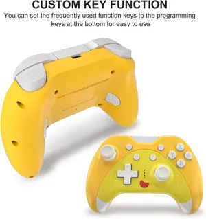 KINGEAR Controller for Nintendo Switch,  Wireless Game Controllers with Six Gyro Axis, N-S/ Android/ Windows/ PC/ P3