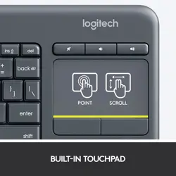 Logitech K400 Plus Wireless Touch Keyboard Grey (Used)