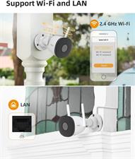 IMOU 2C 2K Outdoor Security Camera for Home Security, 2.4G WiFi Camera 4MP Surveillance Camera with Night Vision, Human Detection, IP67 Weatherproof, Local & Cloud Storage, Wired