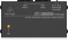 Behringer Micropower PS400 Ultra-Compact Phantom Power Supply (Used)
