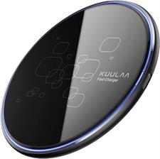 KUULAA 15W Qi Wireless Charger For Xiaomi Mi 9 Pro Mirror Wireless Charging Pad Fast Charger For iPhone