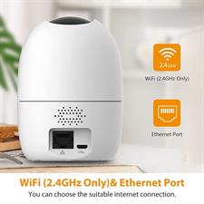 IMOU Ranger 2- 2MP 2D 360° Coverage, AI Human Detection, Privacy Mode, Human Detection,1080P, Built-in Siren,Wireless, Smart Tracking, Privacy Mode, Night Vision, Two-Way Talk, Cloud, White