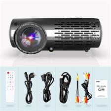 WiMiUS P20 Native 1080P Projector Support 4K, ±50° Correction, 50% Zoom, 10W Speaker Compatible with PC PS4 USB TV Stick Smartphones Indoor Outdoor Projector 
