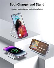 Wireless Charger, Magnetic Foldable 3 in 1 Mag-Safe Charger, Fast Travel Wireless Charging Station for iPhone 15/14/13/12/ Series,for iWatch,for AirPods