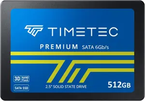 Timetec 1TB SSD 3D NAND SATA III 6Gb/s 2.5 Inch 7mm (0.28") Read Speed Up to 550 MB/s SLC Cache Performance Boost Internal Solid State Drive for PC Computer Desktop and Laptop (1TB)