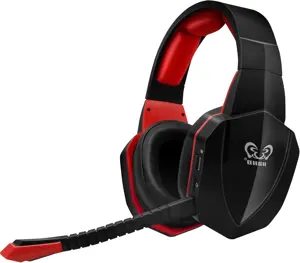 HUHD Wireless Gaming Headset for PS5 PS4 Nintendo Switch PC Laptop, Wireless Headset Over Ear 2.4GHz USB Connection Gaming Headphone with 7.1 Surround Sound & Detachable Microphone