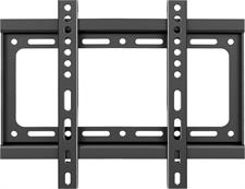 PERLESMITH PSSL1 Fixed TV Wall Mount Bracket for 17-39 Inch LED LCD OLED 4K Flat Screen TVs - Ultra Slim TV Mount Max VESA 200x200mm - Single Stud Low Profile Fix Wall Mount Holds up to 66lbs 