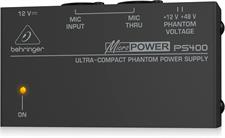 Behringer Micropower PS400 Ultra-Compact Phantom Power Supply (Used)