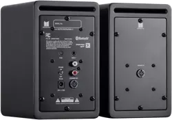 Monolith MM-3 Powered Multimedia Speakers - Black (Pair) with AptX Bluetooth, Front Headphone Jack, Digital Class D
