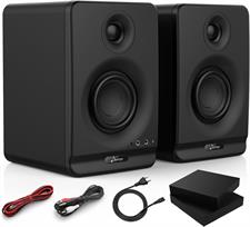 Donner Dyna 3 Studio Monitors 3" 5.0 Bluetooth, for Music Production, Live Streaming and Podcasting (Black)