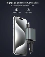 Compro™ 4-In-1 Retractable Car Charger