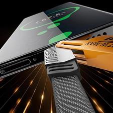 USB C Cable [PD 65W 4 in 1 Fast Charging Cable] Flat Nylon Braided USB C to USB C Charger Cord with Data Transfer, Universal Charging Combo Type C/USB A/L Port, for iPhone/iPad/MacBook/Samsung,1 Meter