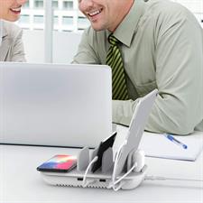 SooPii 70W Charging Station for Multiple Devices,5 Port Charging Dock with 15W Wireless Charger, 25W USB C PD/PPS Fast Charging for Samsung,lPad,lPhone 15/14/13/Xs/Max