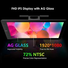 VEIKK VK2200PRO Drawing Monitor,21.5 Inch Full-Laminated Screen, with 2 Customized Quick Dials,8 Shortcut Keys and Adjustable Stand (92% NTSC,120% sRGB)