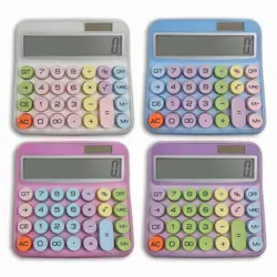 COLORFUL KK-2278 PLASTIC SOLAR CALCULATOR 