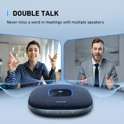Anker PowerConf S3 Bluetooth Speakerphone, Enhanced Voice Pickup, 6 Mics, 24H CallTime, Bluetooth 5, App Control, USB C, Conference Speaker Compatible with Leading Platforms, Ideal for Home Office