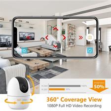 IMOU Ranger 2- 2MP 2D 360° Coverage, AI Human Detection, Privacy Mode, Human Detection,1080P, Built-in Siren,Wireless, Smart Tracking, Privacy Mode, Night Vision, Two-Way Talk, Cloud, White