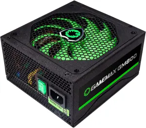 GameMax GM-800 80 Plus Bronze 800 W Modular Active PFC 14CM Fan ATX Power Supply Unit - Black
