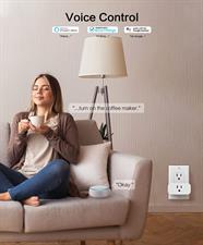 TREATLIFE Smart Plugs 4 Pack, Works with Alexa and Google Home, 7 Day Heavy Duty Programmable Timer, 1800W 15A WiFi Smart Outlet, Child Lock, Vacation Mode, Reliable WiFi Connection
