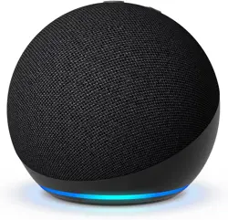 Amazon Echo Dot 5th Gen Vibrant sounding Alexa speaker, Great for Bedrooms, Dining Rooms and Offices, Charcoal