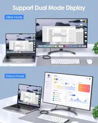 LENTION 6FT USB C to DisplayPort Cable (4K@60Hz,2K@165Hz) for Mac,Windows,Linux OS,Compatible iPad/Surface/Mac Air,Dell,XPS,etc (CU708-2M,Rose Gold)