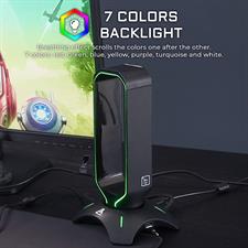 G-LAB K-Stand RADON Gaming Headset Stand RGB Backlight USB HUB 2