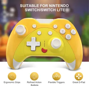 KINGEAR Controller for Nintendo Switch,  Wireless Game Controllers with Six Gyro Axis, N-S/ Android/ Windows/ PC/ P3