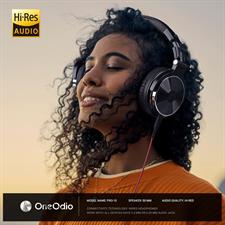 OneOdio Pro 10 Over Ear Headphones Wired Bass Headphones 50mm Driver 6.35 & 3.5mm Jack DJ Monitor Headphones Recording Mixing Studio Monitoring Guitar Podcast Cell Phone PC MP3/4 Black