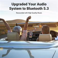 UGREEN Bluetooth 5.3 Adapter for Car Aux Input - Receiver with Built-in Mic for Hands-Free Calls, Compatible with Car Speaker and Home Audio