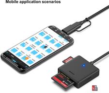 BENFEI 4in1 USB USB-C to SD Micro SD MS CF Card Reader Adapter