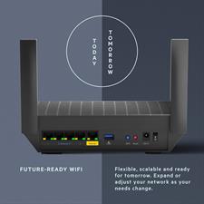 Linksys Mesh MR7350 AX1800 Wifi 6 Router, Dual-Band, 1,700 Sq. ft Coverage, 25+ Devices, Speeds up to 1.8Gbps 