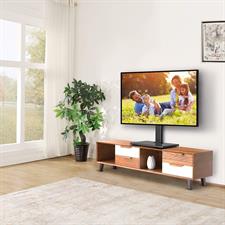 AM (Alphamount) APTVS17 Universal Swivel TV Stand,Table Top TV Stand for Most 32''-60'' LCD & LED
