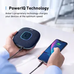 Anker PowerConf S3 Bluetooth Speakerphone, Enhanced Voice Pickup, 6 Mics, 24H CallTime, Bluetooth 5, App Control, USB C, Conference Speaker Compatible with Leading Platforms, Ideal for Home Office