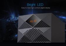 F&D A180X 84 W 2.1 Channel Bluetooth Multimedia Speaker with Subwoofer Satellite Speaker, Digital LED Display, Remote, Digital FM & USB, Black