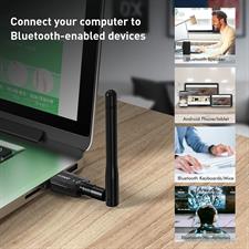 EDUP Long Range Bluetooth Adapter for PC Bluetooth 5.0 USB High Gain for Desktop Laptop Bluetooth Dongle EDR Wireless Receiver Transfer for Mouse, Keyboard,Speakers,Windows 7/8/10/8/11