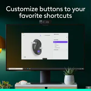 Logitech M650 Left Handed Wireless Mouse Signature  L Full Size Battery, Silent Clicks, Customizable Buttons, Bluetooth, PC/Mac/Chromebook - Graphite, Large (USED)