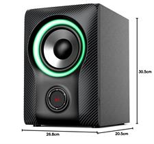 F&D F590X 120W 2.1 Computer Multimedia Speaker with Subwoofer for LED TV, Laptop, PC, Desktop, Computer Black
