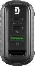 Zendure Super Charger & Hub 4-in-1 48W GaN Technology, 4K HDMI-Port, USB 3.1 with 5Gbps, for MacBook, iPhone, Galaxy, Huawei.