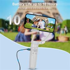 Gimbal stabilizer for Smartphone, M1 Handheld Foldable 3-Axis Gimbal with Tripod, Face Tracking Anti Shake Phone Stabilizer for Video Recording, Vlogging