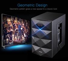 F&D A180X 84 W 2.1 Channel Bluetooth Multimedia Speaker with Subwoofer Satellite Speaker, Digital LED Display, Remote, Digital FM & USB, Black