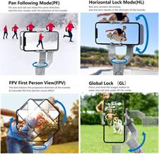 Gimbal stabilizer for Smartphone, M1 Handheld Foldable 3-Axis Gimbal with Tripod, Face Tracking Anti Shake Phone Stabilizer for Video Recording, Vlogging