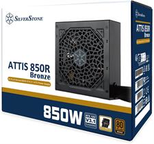 SilverStone SST-AT850R-BF ATTIS 850R 80 PLUS Bronze 850W ATX 3.1 Power Supply