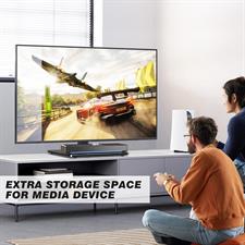 Rfiver UT1002 Universal Table Top TV Stand - Swivel TV Stand Base for 26-55 inch LCD/LED/OLED/Plasma TVs with Bracket Height Adjustable Max. VESA 400x400mm up to 40KG1