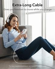 ESR HaloLock Kickstand Wireless Charger, MagSafe-Compatible Charger for iPhone 15/14/14 Plus/14 Pro/14 Pro Max and iPhone 13/12 Series, with 5 ft (1.5 m) Removable Cable, Adapter Not Included
