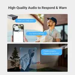 EZVIZ 4K Solar Security Camera with Built-in Solar Panel, AOV Mode 24/7 Recording, Outdoor Wifi Camera, CCTV Cameras, Colour Night Vision, Human Detection, Vehicle Detection, Two Way Audio, CB5