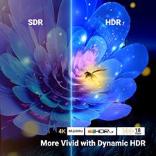 UGREEN HDMI Switch 4K@60Hz, Bi-Directional HDMI Splitter 2 in 1 Out Switcher Supports UHD 3D HDR Compatible with PS5, PS4, Xbox Series X/S, Roku, Fire Stick, Black