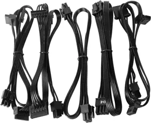 GameMax GM-800 80 Plus Bronze 800 W Modular Active PFC 14CM Fan ATX Power Supply Unit - Black