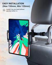EONO Car Tablet Holder, Universal Stretchable Seat Headrest Mount with 360° Rotation, for 4.4-13 inch iPad Pro, Galaxy Tabs, HUAWEI MediaPad, Switch